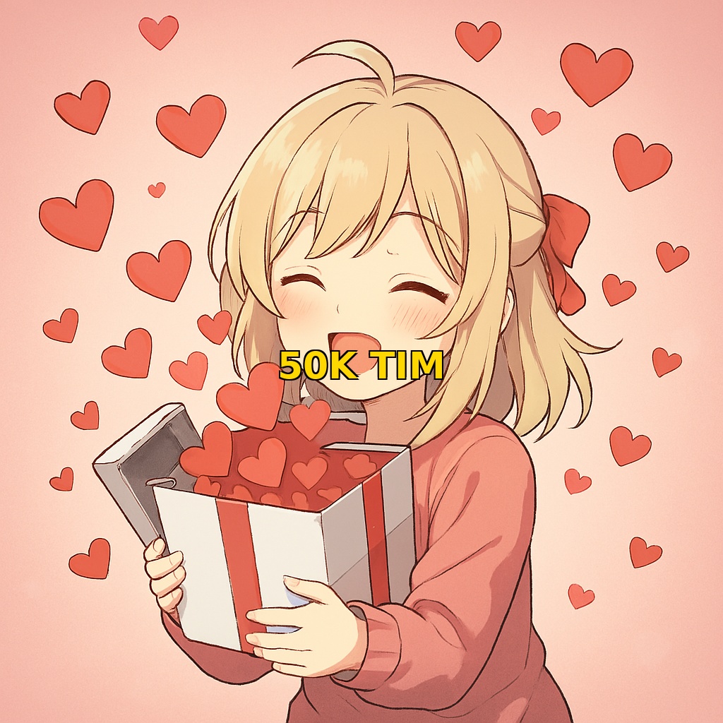 50k TIM ❤️
